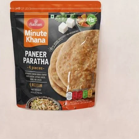 Haldiram's Paneer Paratha 4 Pieces - Indian Market and Liquor